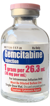 Gemcitabine Injection 1 g per 26.3 mL